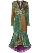 Silvia Tcherassi Dagma Polka-dot Midi Dress - Green