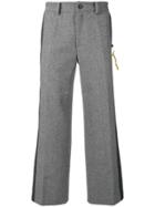Ader Error Casual Cropped Trousers - Grey