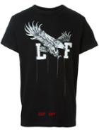 Off-white Eagle Print T-shirt, Men's, Size: Medium, Black, Cotton