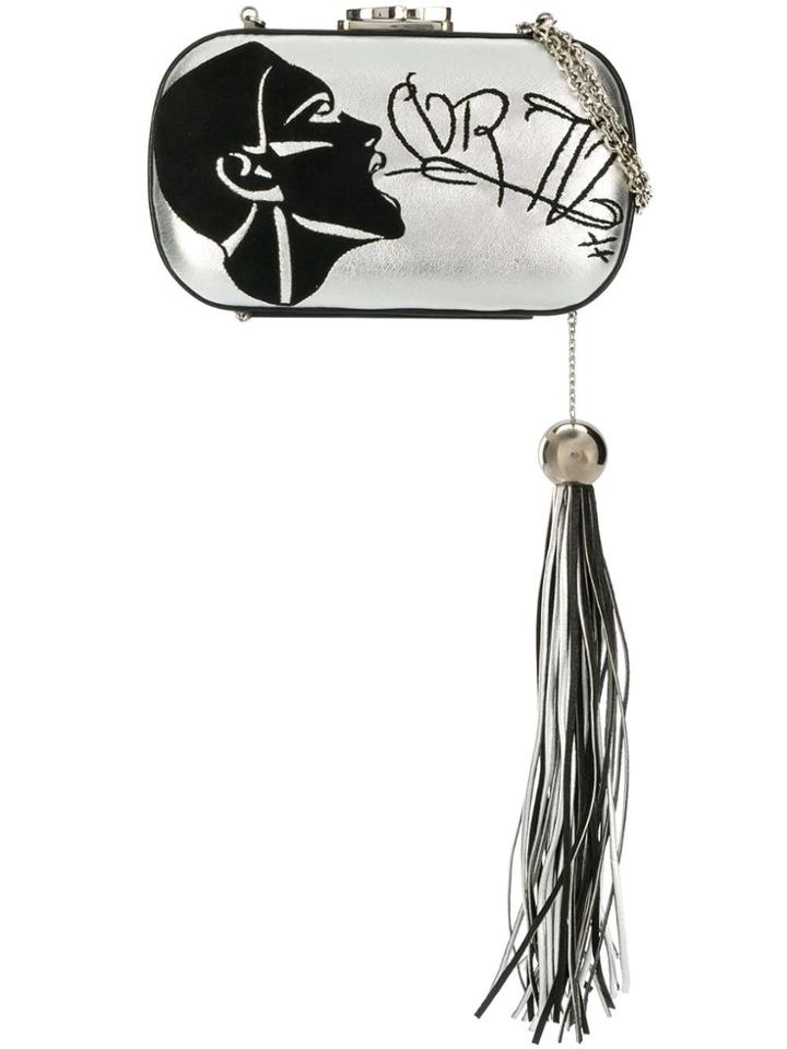 Corto Moltedo Susan C Star Clutch - Silver
