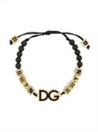 Dolce & Gabbana Boys Boys Cube Bead Bracelet - Metallic