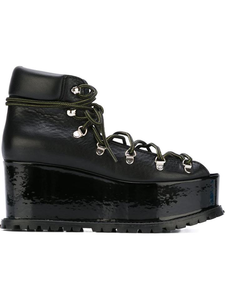 Sacai Platform Lace-up Boots