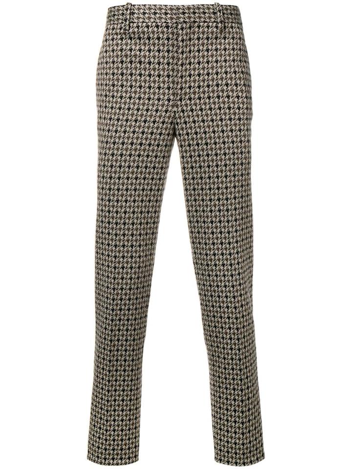 Neil Barrett Houndstooth Trousers - Brown
