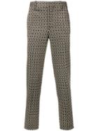 Neil Barrett Houndstooth Trousers - Brown