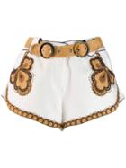 Zimmermann Stud-embellished Shorts - White