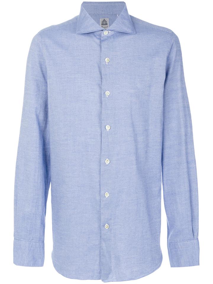 Finamore 1925 Napoli Classic Shirt - Blue