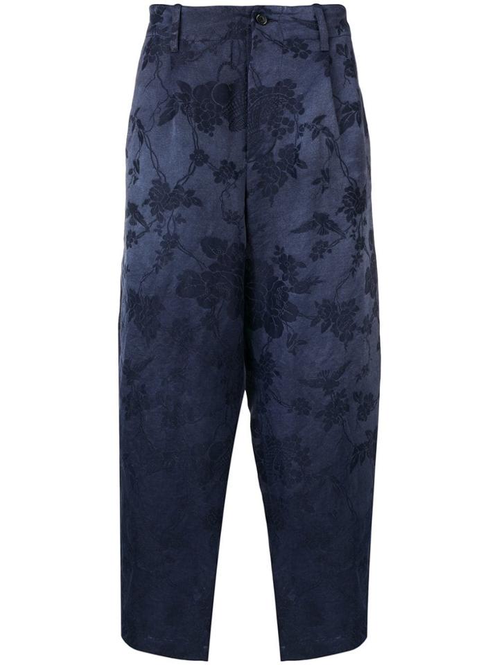 Uma Wang Tailored Wide-leg Trousers - Blue