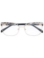 Emilio Pucci - Square Shaped Glasses - Women - Acetate/metal (other) - One Size, Black, Acetate/metal (other)