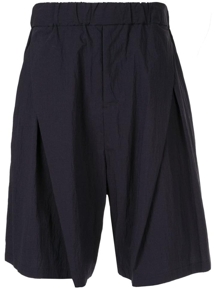 Yoshiokubo Tuck Shorts - Blue