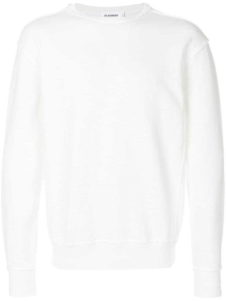 Jil Sander Classic Sweatshirt - White