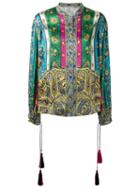 Etro - Embroidered Blouse - Women - Silk/polyester/acetate - 42, Silk/polyester/acetate