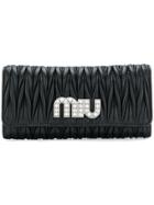 Miu Miu Logo Purse - Black