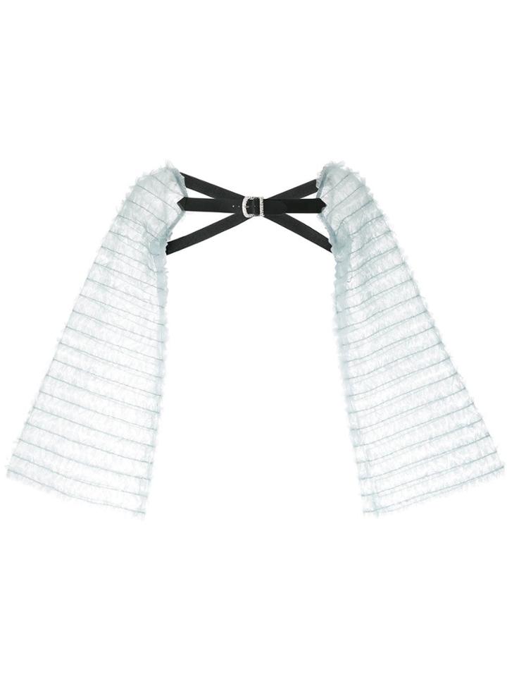 Tu Es Mon Trésor Tulle Frill Arm Cover - L.blue