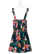 Mc2 Saint Barth Kids Lola Printed Dress - Blue