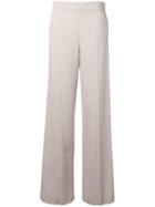 Blumarine High-waisted Tailored Trousers - Neutrals