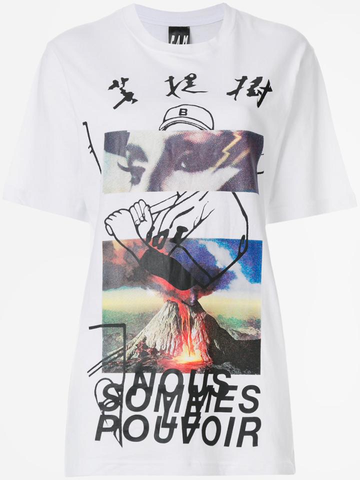 P.a.m. Oversized Printed T-shirt - White