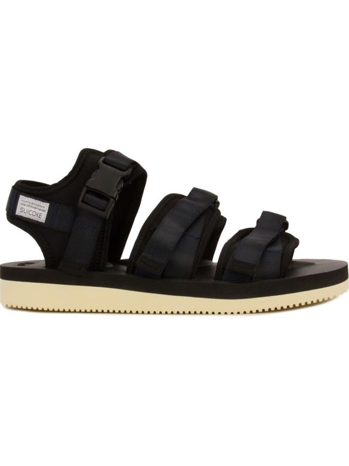 Suicoke Velcro Straps Sandals, Men's, Size: 7, Blue, Rubber/nylon