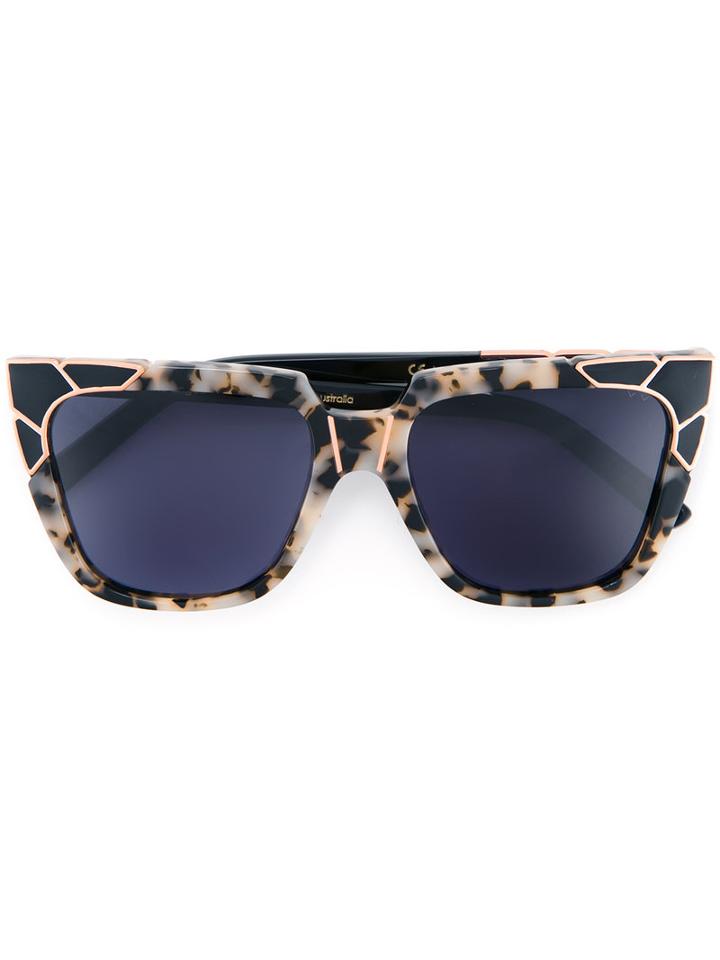 Pared Eyewear Charle & The Angels Sunglasses, Women's, Brown, Plastic