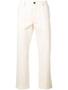 Fortela Cropped Straight Leg Trousers - Nude & Neutrals