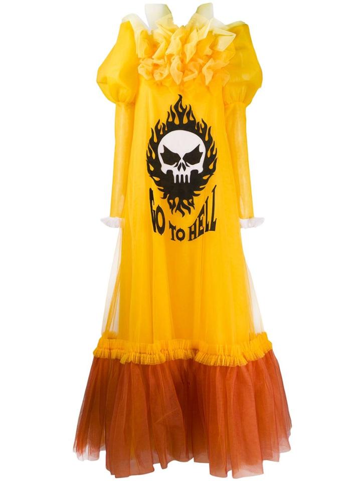 Victor & Rolf Go To Hell Tulle Gown - Yellow