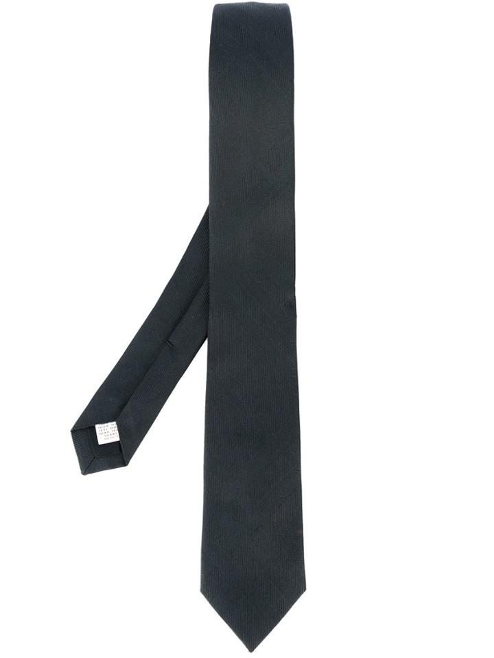 Burberry Plain Tie - Black