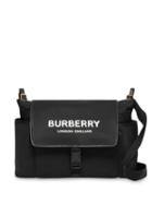 Burberry Kids Logo Print Baby Changing Bag - Black