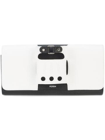 Perrin Paris Biker Cuffed Clutch Bag - Black