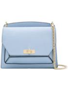 Bally Foldover Flap Crossbody Bag - Blue