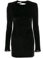 Philosophy Di Lorenzo Serafini Open Back Glitter Dress - Black