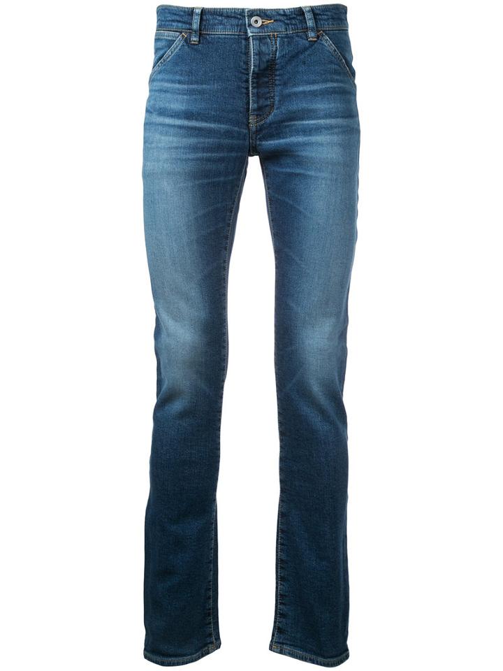 Kazuyuki Kumagai - Skinny Jeans - Men - Cotton/polyurethane - 3, Blue, Cotton/polyurethane