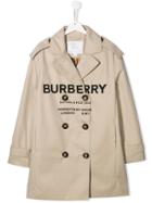 Burberry Kids Teen Trench Coat - Neutrals