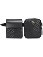 Gucci Marmont Logo Belt Bag - Black