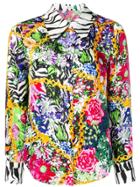 Rixo London Printed Shirt - Green