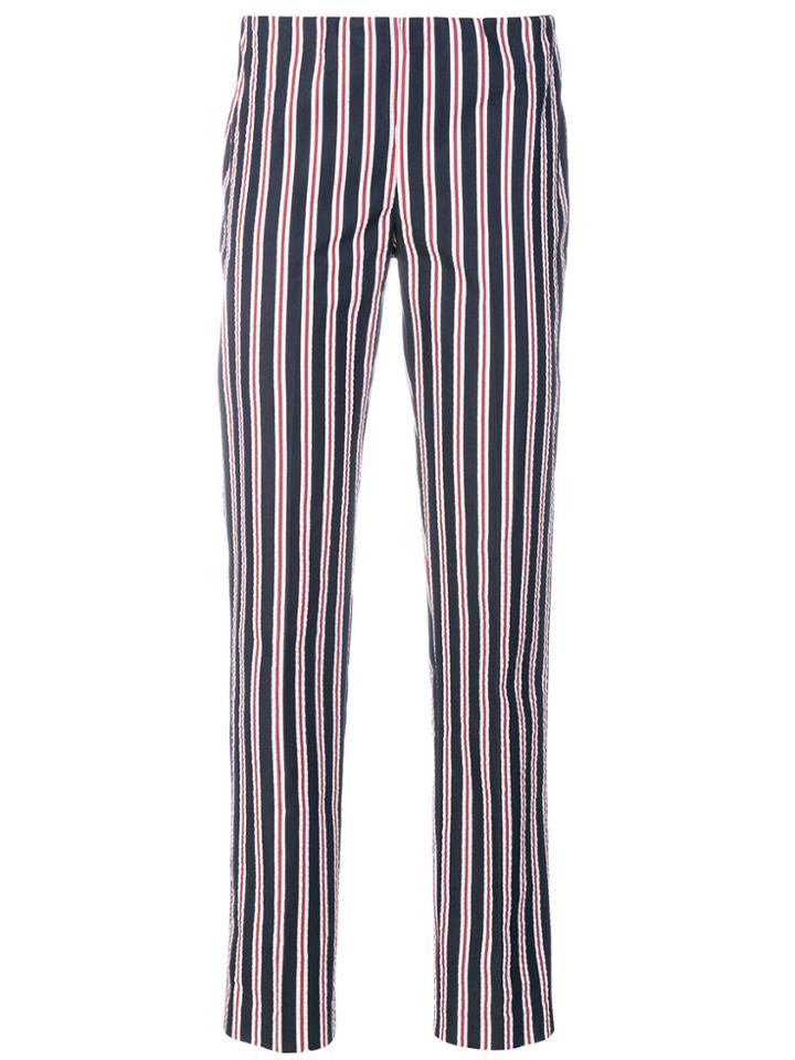 P.a.r.o.s.h. Stripe Print Trousers - Blue