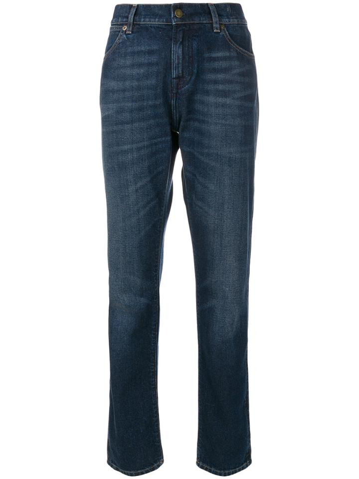 Tom Ford Washed Boyfriend Jeans - Blue