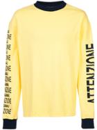 Bethany Williams Attenzione Sweatshirt - Yellow & Orange