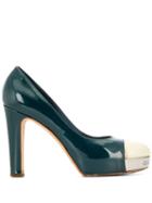 Chanel Pre-owned 2000's Two-tone Pumps - Green