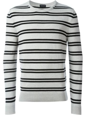 Exemplaire Double Striped Crew Neck Jumper