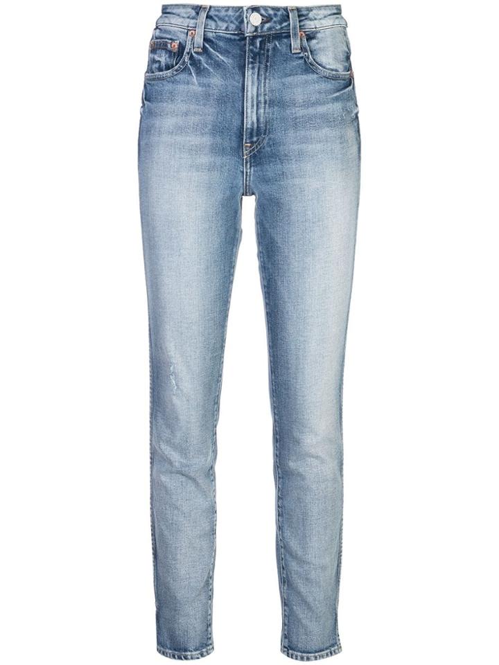 Trave Denim High Rise Slim Fit Jeans - Blue