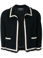 Chanel Vintage Boxy Tweed Jacket - Blue