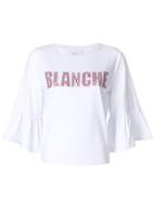 Isabelle Blanche Ruffle Sleeve Blanche Blouse - White