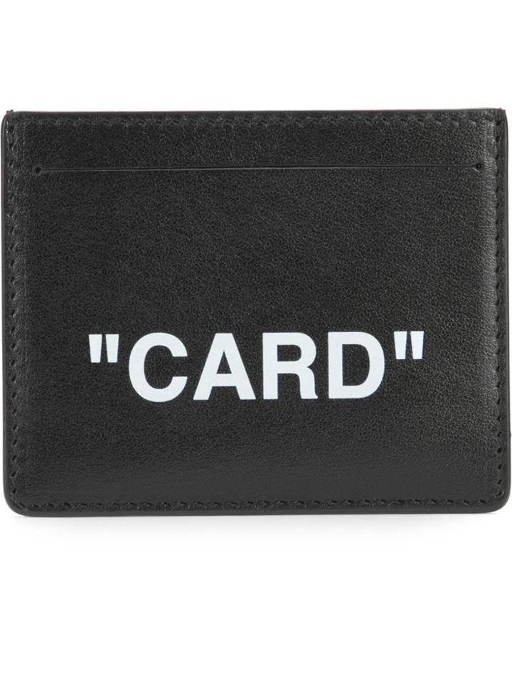 Off-white Classic Cardholder - Black