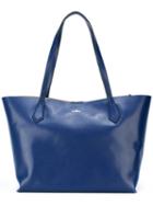 Hogan - Slouched Tote Bag - Women - Leather - One Size, Blue, Leather