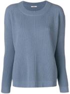 Odeeh Drop Shoulder Sweater - Blue