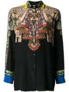 Etro Blocked Print Shirt - Black