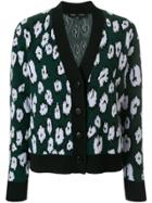 Proenza Schouler Printed V-neck Cardigan - Green