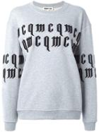 Mcq Alexander Mcqueen Goth Logo Sweatshirt, Women's, Size: Xs, Cotton