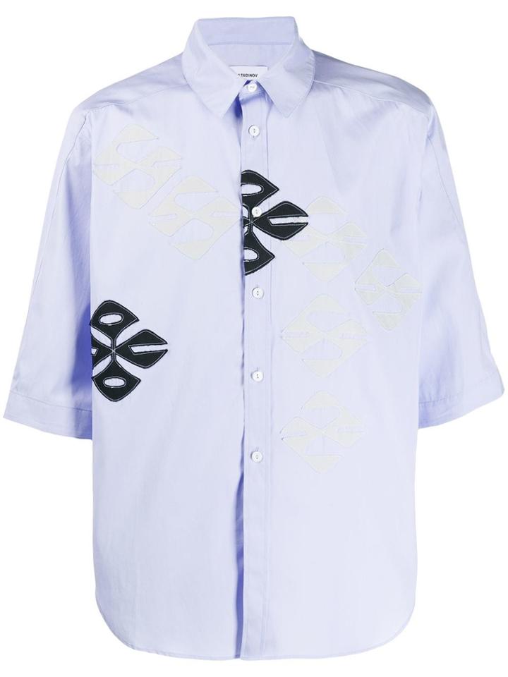Kiko Kostadinov Multi Patch Shirt - Purple