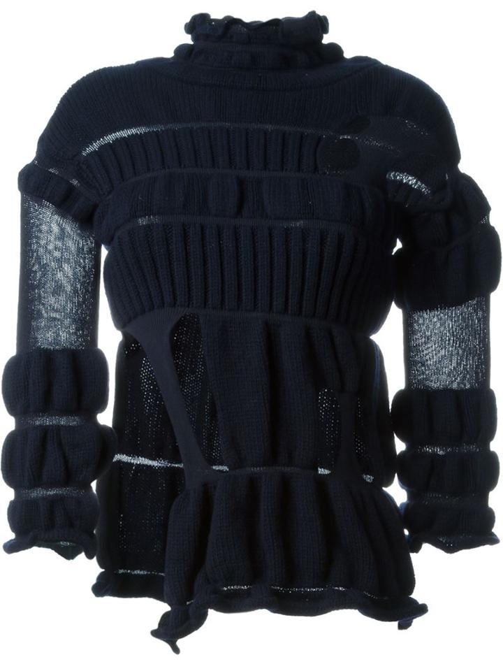 Helen Lawrence Opened Stretch Sweater