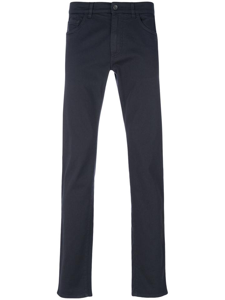 Dolce & Gabbana - Classic Fit Trousers - Men - Cotton/spandex/elastane - 48, Grey, Cotton/spandex/elastane